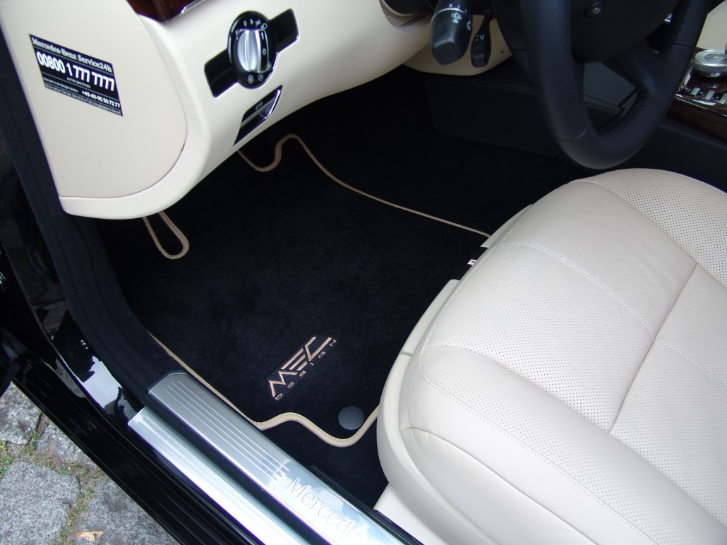 Kunstleder Custom Auto Fußmatten Für Mercedes Benz S Klasse W221 2004-2013  Jahr Interieur Details Auto Zubehör