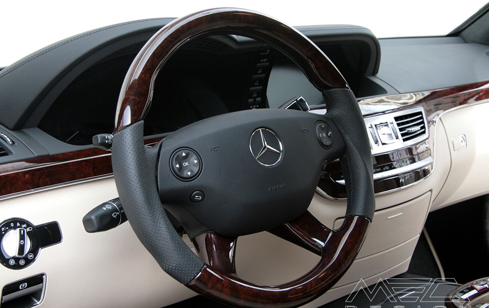 W221 V221 S-Klasse Mercedes Tuning AMG Interior Carbon Leder