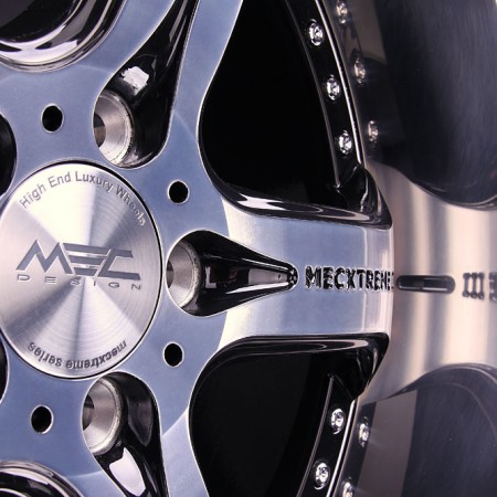 mecxtreme3 one piece wheel in Satin Black finish