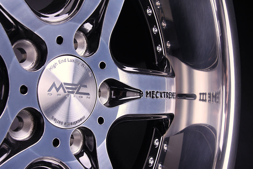 mecxtreme3 one piece wheel in Satin Black finish