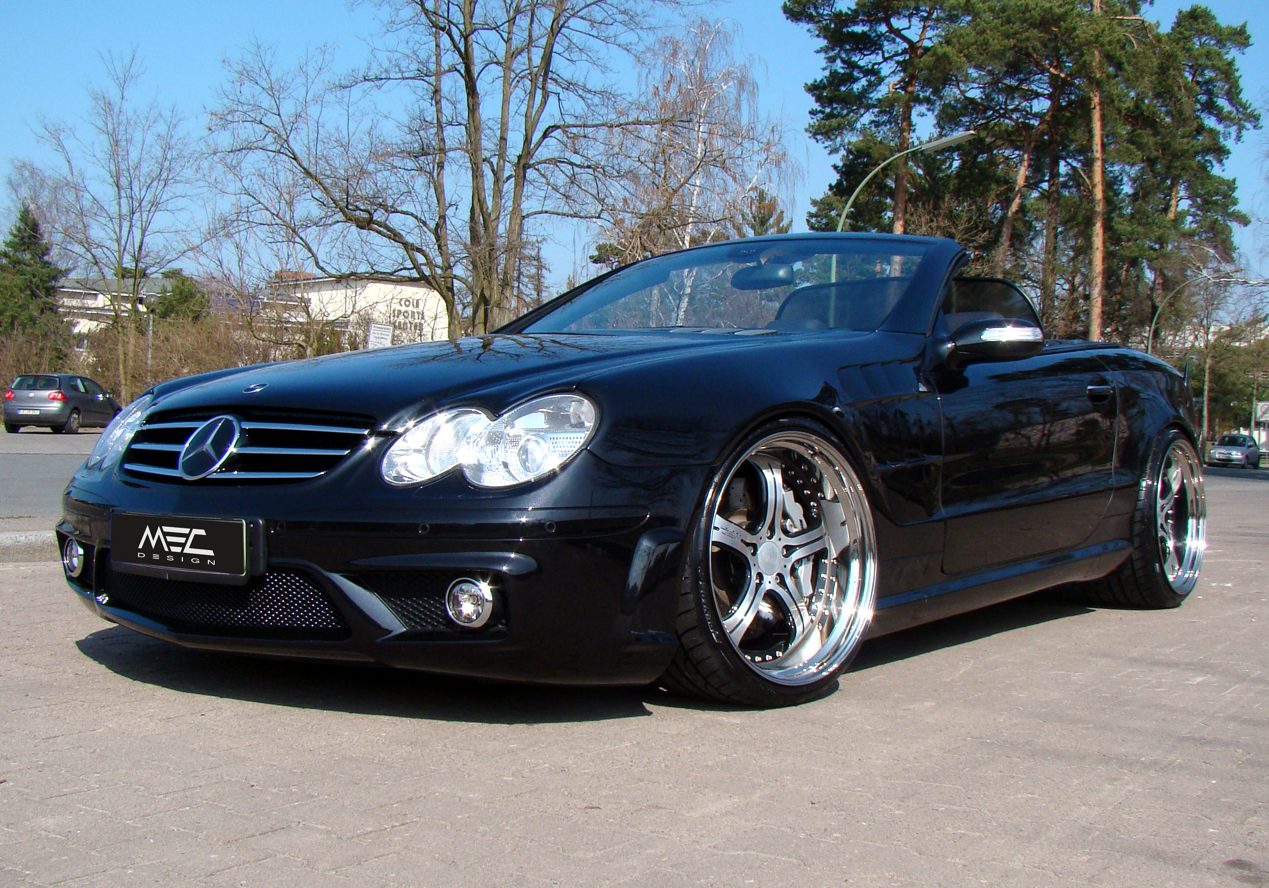 Black R230 SL with 20 inch mecxtremeIII wheels - MEC Design