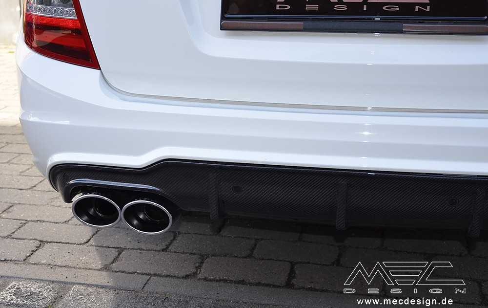 Diffuser (Facelift, only for models built from 2011) for Station Wagon/ Estate with AMG styling package and with PDC (Parktronic) and without PDC