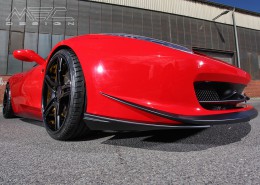 MEC Design Ferrari 458 front spoiler lip, 3 piece