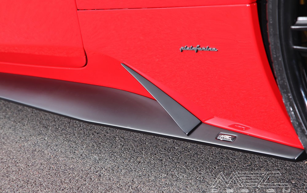MEC Design Ferrari 458 Side Skirt-Extensions, set