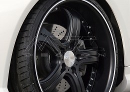 E350CDI with mecxtremeIII 1pc. Wheel Full Matt Black Edition and Exhaust