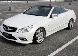 E350CDI with mecxtremeIII 1pc. Wheel Satin White Edition and Exhaust