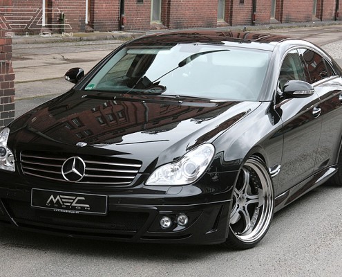 Black CLS with bodykit and mecxtremeIII 9,5 + 11 x 20