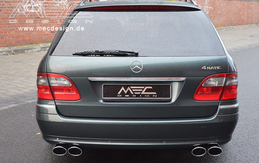 W211 S211 E-Klasse Mercedes Tuning AMG Bodykit Felgen Auspuff Spurverbreiterung Carbon