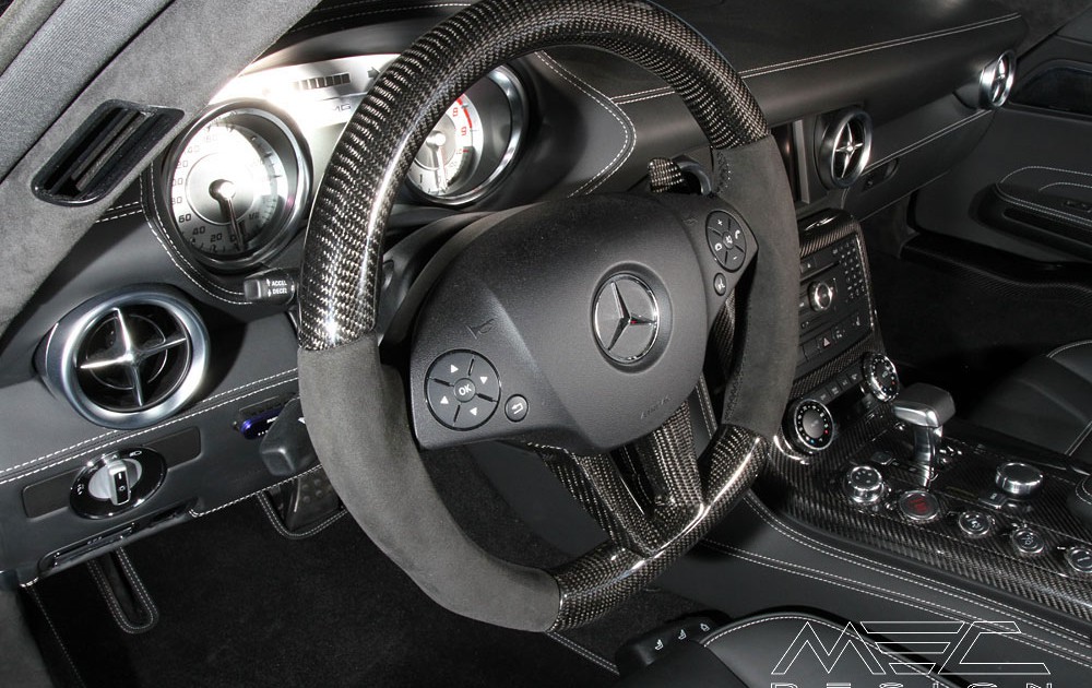 SLS C197 Mercedes Tuning AMG Interior Carbon Leder
