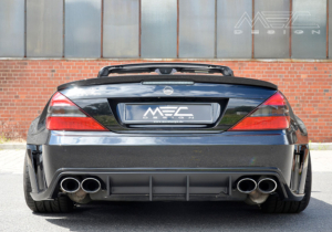 R230 SL Roadster Mercedes Tuning AMG Bodykit Felgen Auspuff Spurverbreiterung Carbon