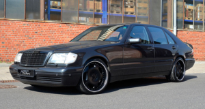 W140 S Class with mecxtreme1 1 piece wheels – MEC Design