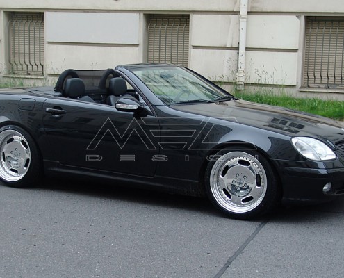 R170 SLK Roadster Mercedes Tuning AMG Bodykit Felgen Auspuff Spurverbreiterung Carbon