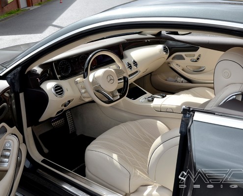 C217 A217 S Coupé S63 S65 Mercedes Tuning AMG Interior Carbon Leather